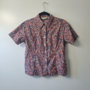 Eddie Bauer floral shirt